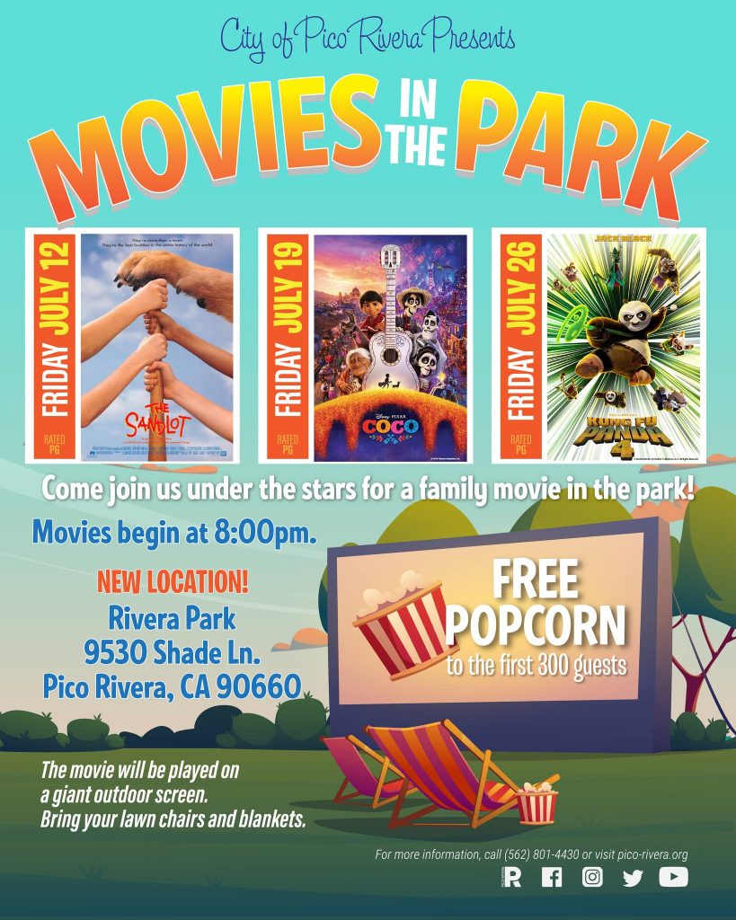 Movies in the park flyer