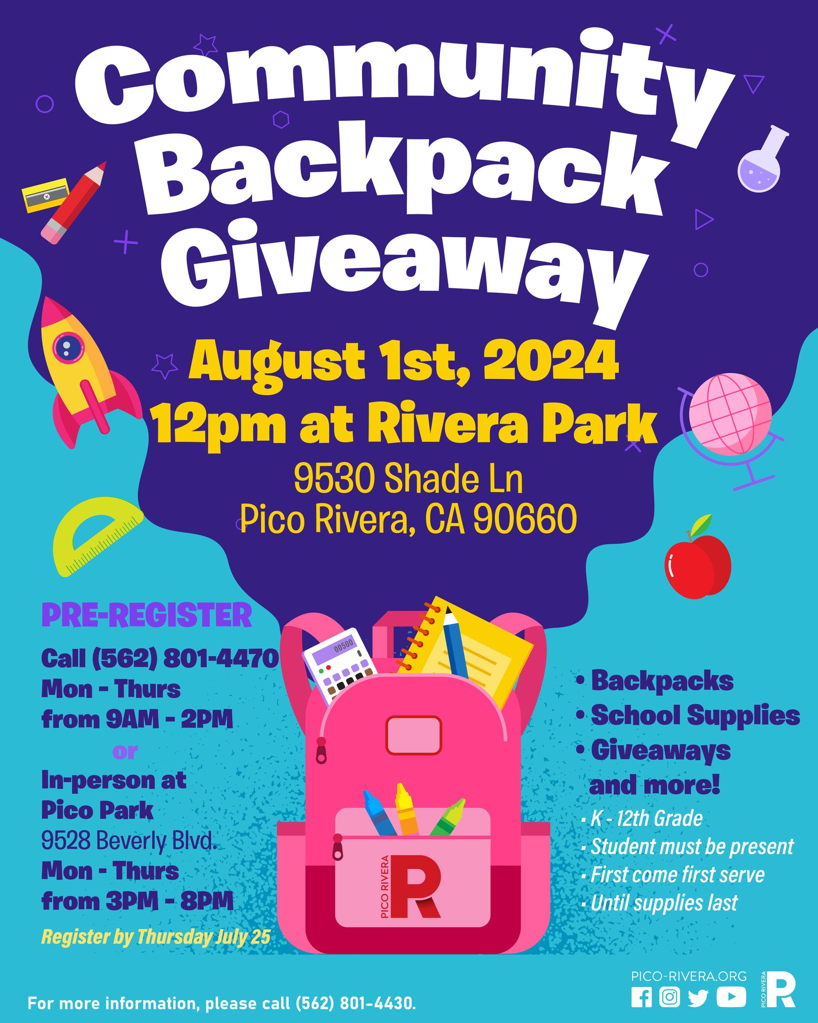 Community Backpack Giveaway