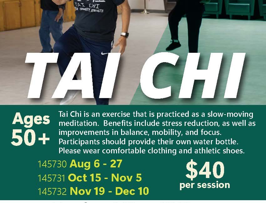 Senior Tai Chi Aug Dec 2024