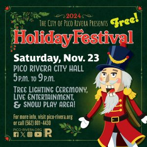 The City of Pico Rivera Holiday Festival Flyer