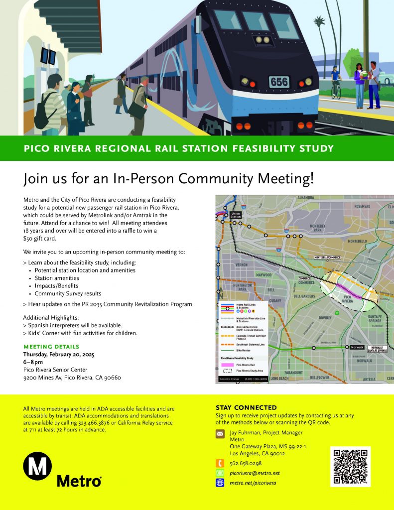 Pico Rivera Station Meeting Flyer v4 Page 1