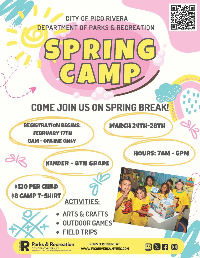 Spring Camp Flyer