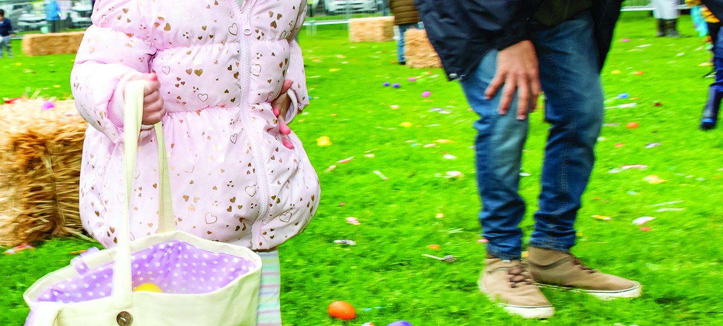 Easter Egg Hunting Girl